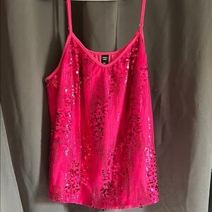 SHEIN Hot Pink Sequin Camisole